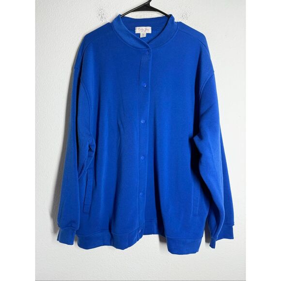 Turtle Bay Womens Snap Up Jacket Soft Fleecy Lining Three-Season Comfort Sz XL - Picture 2 of 9